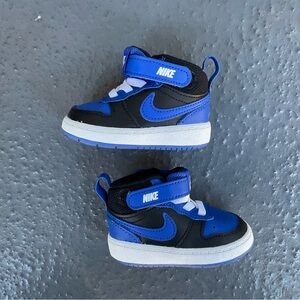 Nike Court Borough Mid 2 GS Game Royal Blue/Black Toddler 3C